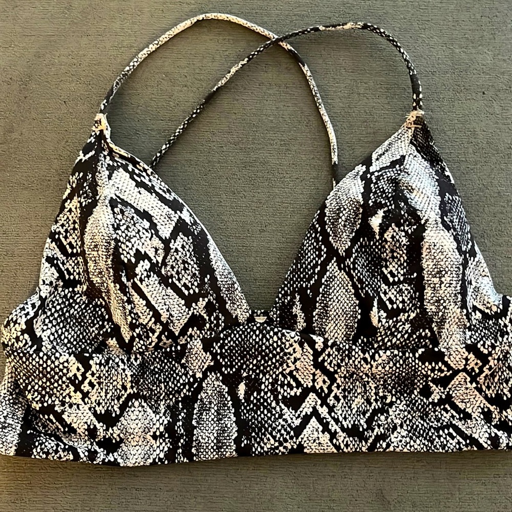 H&M Snake print bralette